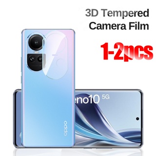 1-2Pcs Clear Curved Camera Screen Protector For Oppo Reno10 Pro Reno 10 Pro+ 5G Reno10Pro Plus 10Pro Back Cover Lens Glass Case