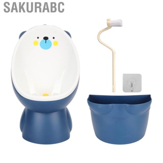 Sakurabc Pee Training Urinal Cartoon Easy Cleaning Adjustable Height Large Space Potty Multipurpose for Home Kids