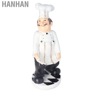 Hanhan Chef Figurine Exquisite Statue for Kitchen Decoration