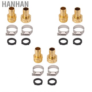 Hanhan Premium Garden Hose  Connector Kit with Clamps for 3/4 5/8