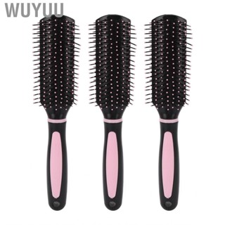 Wuyuu Hair Comb  Brush Hanging Hole Design Scalp  Rounded  for Men Women