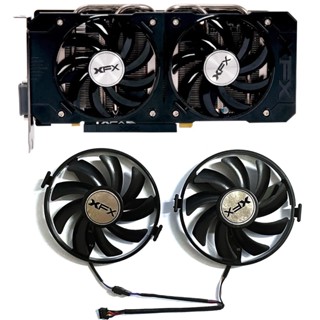 2pcs New FDC10U12S9-C DC 12V 0.45A GPU Cooler for XFX Radeon R9 380 380X R9 370 370X RX460 560 R7 350 360 370 Graphics