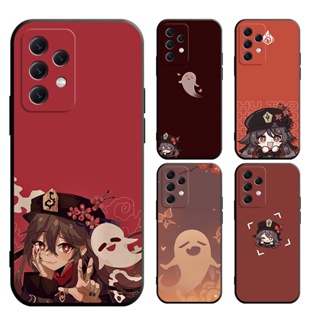 SAMSUNG S10 5G S10 Plus S10 S9 S8 J6+ J4+ J7 Prime Genshin Impact เคสโทรศัพท์มือถือแบบนิ่ม ลาย hu tao สําหรับ