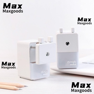 Maxg กบเหลาดินสอ แบบแมนนวล เสียงเบา สีขาว 1 ชิ้น