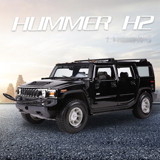โมเดลรถยนต์ Maisto 1:18 Hummer H2 SUV off-Road ของเล่นสําหรับเด็ก