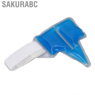 Sakurabc Finger Cold  Pack Reusable Reduce  Ice Gel Elastic Strap 6cm  Swelling for Tendinitis Adults