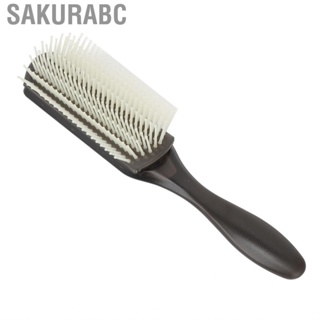 Sakurabc Detangling Hairbrush Curve Handle Round Comb  Prevent Hair Entanglement Brush Care Scalp for Baber Shop Men