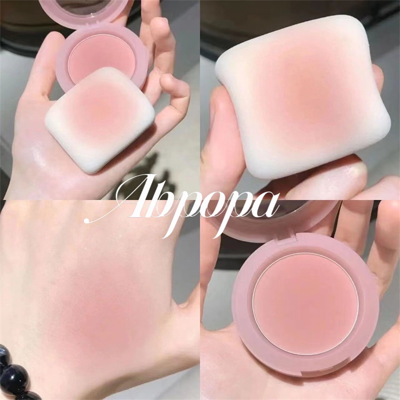 Abpopa HERORANGE Creamy Matte Blush with Soft Mist และ Good Color Smudge 6 สี
