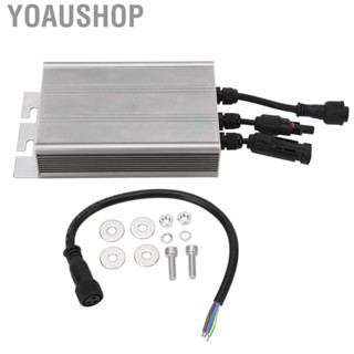 Yoaushop Solar Grid Tie Micro Inverter  MPPT Wear Resistant AC230V 93% Conversion Efficiency Sturdy Pure Sine Wave for Home