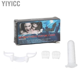 Yiyicc Retractable Zombie Fangs Reusable Creepy Fake  Prop For Kids Ad Hbh