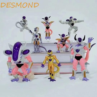 Desmond ฟิกเกอร์ PVC อนิเมะ Dragon Ball Z Frieza Freezer Gk Kawaii 13 ซม. สําหรับเด็ก 8 ชิ้น ต่อชุด