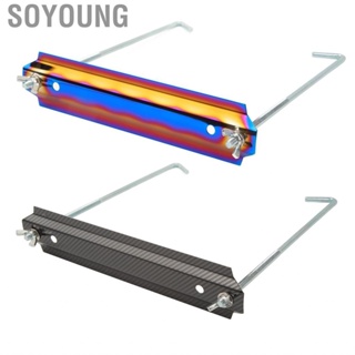 Soyoung Hold Down Kit Universal Stainless Steel Crossbar with 8.7in Support Rods Car Auto Accessories