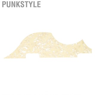 Punkstyle Bass Pickguard Environmentally Friendly Odorless Decoration Protection Board with Transparent Cover for Musical Instrument