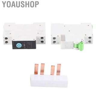 Yoaushop Home  Breaker WiFi Circuit 1P+N 25A 230VAC Flame Retardant 6KA Breaking 3 Timing Modes for Electrical Appliance