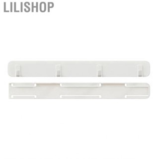 Lilishop Wall Hanging Hooks   Hook Rail Plastic Stretchable Crack Space Adhensive for Bathroom Towels