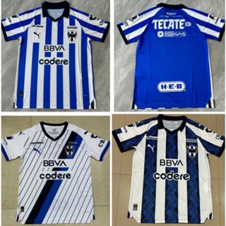 เสื้อกีฬาแขนสั้น ลายทีมชาติฟุตบอล monterrey 2324 ชุดเหย้า คุณภาพสูง สไตล์คลาสสิก