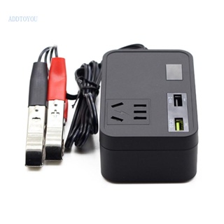 【3C】อินเวอร์เตอร์ชาร์จ Usb 600W DC 12V เป็น AC110V 220V 2 สําหรับรถยนต์