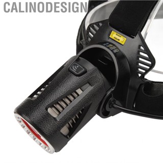 Calinodesign Rechargeable Headlamp Adjustable Outdoor 2000LM for Camping