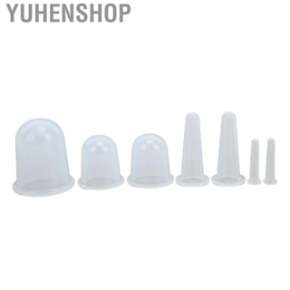 Yuhenshop 7pcs Cupping Set Vacuum Suction  Cups Massaging  Grade Silicone