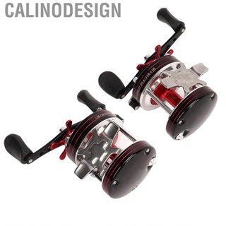 Calinodesign Baitcasting Fishing Reel Metal All Drum Transverse Lure for River Lake