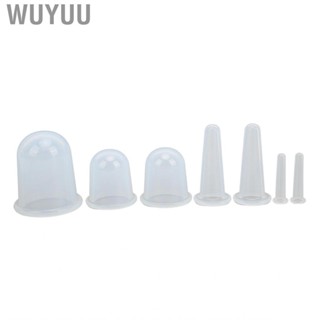 Wuyuu 7pcs Cupping Set Vacuum Suction  Cups Massaging  Grade Silicone