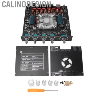 Calinodesign Audio Amplifier  Short Circuit Protection  AMP Module Stable Connection TPA3255 Good  Quality 2.1 Channels for PC