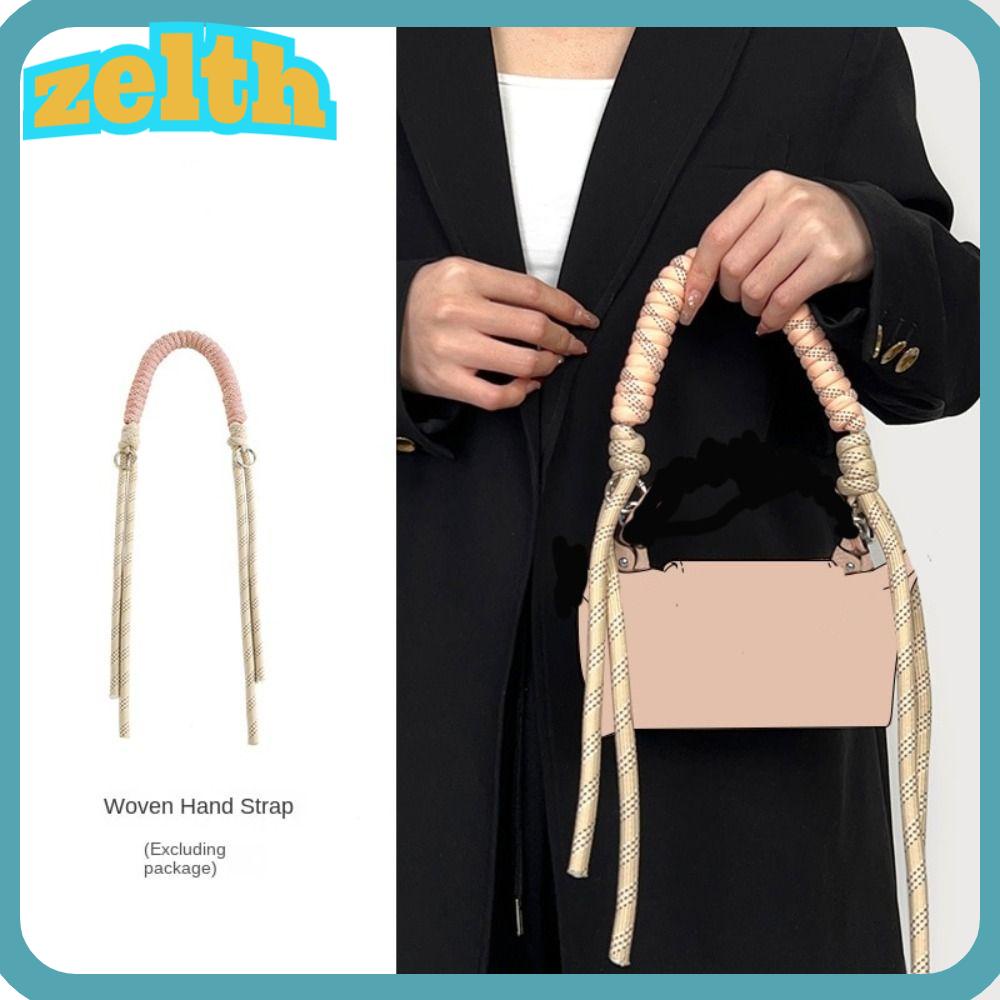 Zelth สายคล้องกระเป๋า แบบถัก แฮนด์เมด ขนาดเล็ก