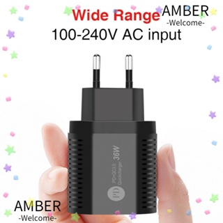 Amber อะแดปเตอร์ชาร์จเร็ว QC 3.0 12W สําหรับ iPhone 14 13