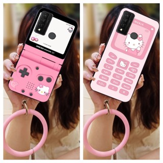 เคสโทรศัพท์มือถือ TPU ลายการ์ตูนแมว สําหรับ TCL 20R 5G