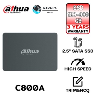 COINSคืน15%⚡FB9JMZV6⚡ DAHUA C800A 2.5 3D TLC SATA III (6GB/S) SSD 120GB 128GB 240GB 256GB 480GB 512GB 960GB รับประกัน...