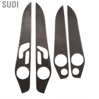 Sudi Car Inner Door Panel Cover  Fine Workmanship Fade Proof Smooth Surface  Memory Key Carbon Fiber for C Class W205