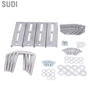 Sudi Fishing Boat Bunk Bracket Swivel Kit Sturdy Construction with Hardware for 3in Wide Tall Trailer Crossmember