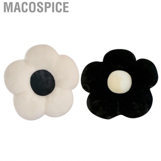 Macospice Cushion  Flower Shaped Decorative Lovely Smooth Portable 19.7 Inch for Office Living Room