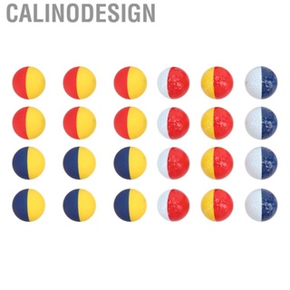 Calinodesign Golf Balls  Stable Flying High Elasticity Dual Color Wearable 12pcs Hitting Resistant Synthetic Rubber for Practice