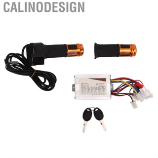 Calinodesign DC48V 800W Brushed DC  Speed Controller With Gold All Purpose Twist Grip for Electric Bike Scooter Motorcycle