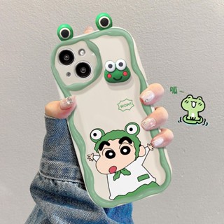 เคสโทรศัพท์มือถือ แบบนิ่ม ลายการ์ตูนกบ สามมิติ กันกระแทก สําหรับ Apple Iphone 14promax 13 13promax 12 11 7 8Plus Xsmax 11promax