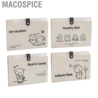 Macospice Expanding File Folder   8 Layers Labeling Classification Accordian for Data Test Papers