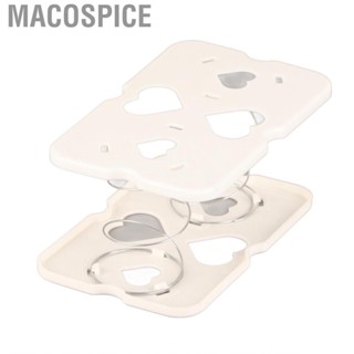 Macospice Tissue Box Spring Holder  Support Strong Load Bearing  Automatic Lifting Reusable Durable Double for Kitchen