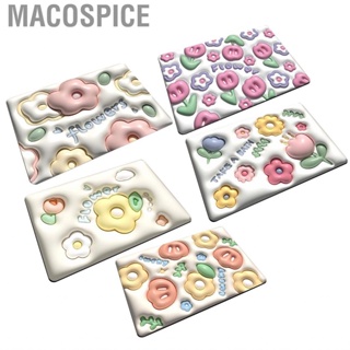 Macospice Bathroom Rug Mat  Super Absorbent 3D Pattern Diatomaceous Bath for Home