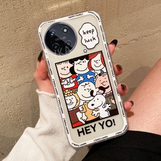 เคสโทรศัพท์มือถือ ซิลิโคนนิ่ม กันกระแทก ลายการ์ตูนน่ารัก สําหรับ Realme 11 Pro+ 11Pro 5G 4G NFC C51 C53 11 4G C51 2023