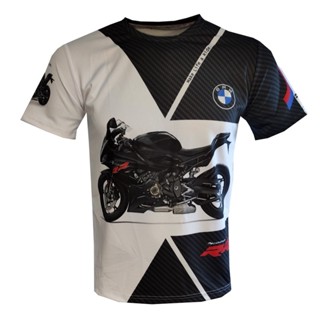 เสื้อยืด พิมพ์ลายรถจักรยานยนต์ BMW R1200RT R1200RS S1000RR