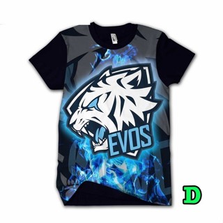 เสื้อยืดแฟชั่น ลาย Evos FF 3D สําหรับเล่นเกม