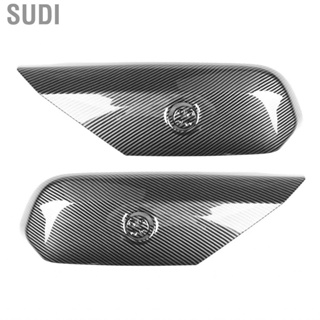 Sudi Seat Adjustment Button Panel Cover High Hardness Decal Carbon Fiber Style Scratch Resistant for Car