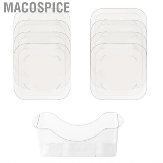 Macospice Table Garbage Spit  Dish  9Pcs Letter Dessert  for Placing Biscuits