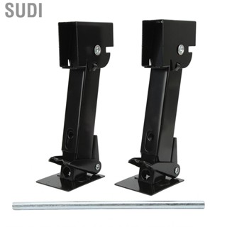 Sudi 2PCS  Jack Iron 650lb Support 1000lb Lifting  Telescoping Adjustable Swing Down Outriggers RV Parts