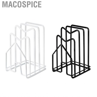 Macospice Chopping Board Rack  Neat Organization Stand Holder Iron Good Ventilation Multifunctional for Home