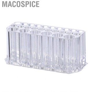 Macospice Eyeliner Holder Organizer  PS Material Transparent Widely Used Makeup Pencil for Artist Home