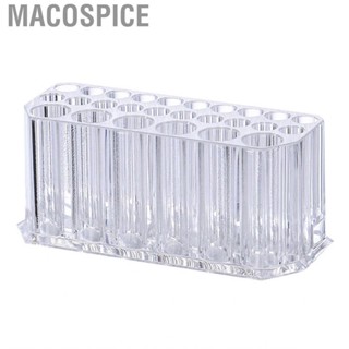 Macospice Eyeliner Holder Organizer  PS Material Transparent Widely Used Makeup Pencil for Artist Home