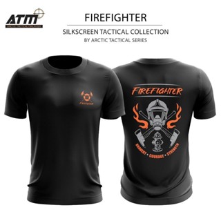 เสื้อยืด ลาย FIRE FIGHTER TACTICAL DESIGN