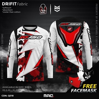 Q018 rs150 drifit mac เสื้อแขนยาว